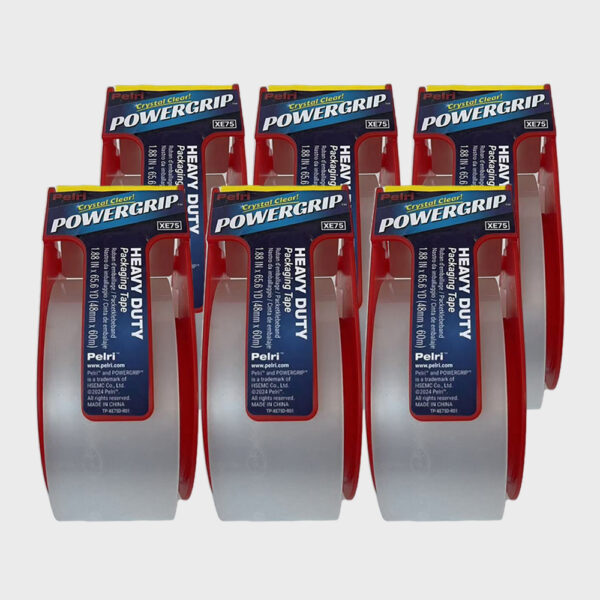 POWERGRIP™ Heavy Duty Packing Tape with Dispenser 6 Tape Rolls